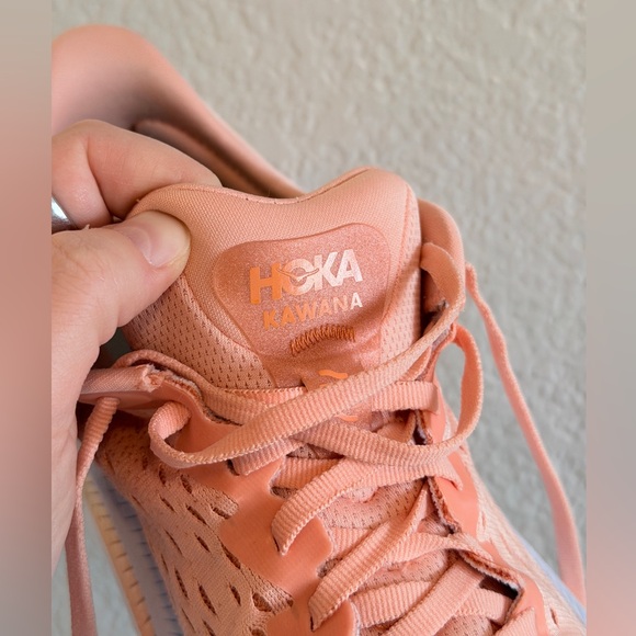 Hoka Kawana Road Running Shoes/Sneakers in ‘Peach Parfait/Coral’ - Women’s 10.5 - Picture 8 of 10